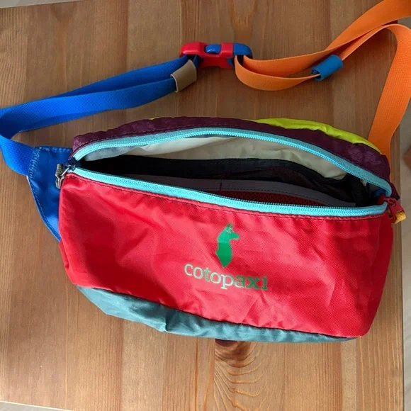 Cotopaxi Colorful Waist/fanny Pack with Red and Blue - Picture 1 of 5